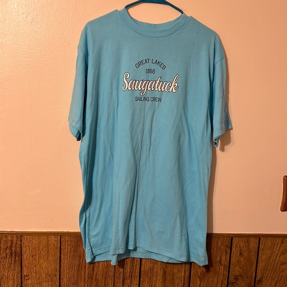 Pre-Owned Saugatuck Sailing Crew Short Sleeve T-Shirt Tee Shirt Men Size XL